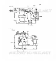BOULON CARTER MOTEUR pour Kawasaki GPZ500S 1991