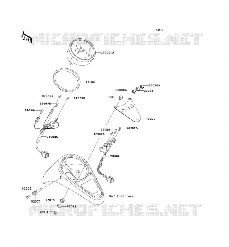 COMPTEURS Kawasaki MOTOS 1500 1997 VN1500 CLASSIC  VN1500-D2A