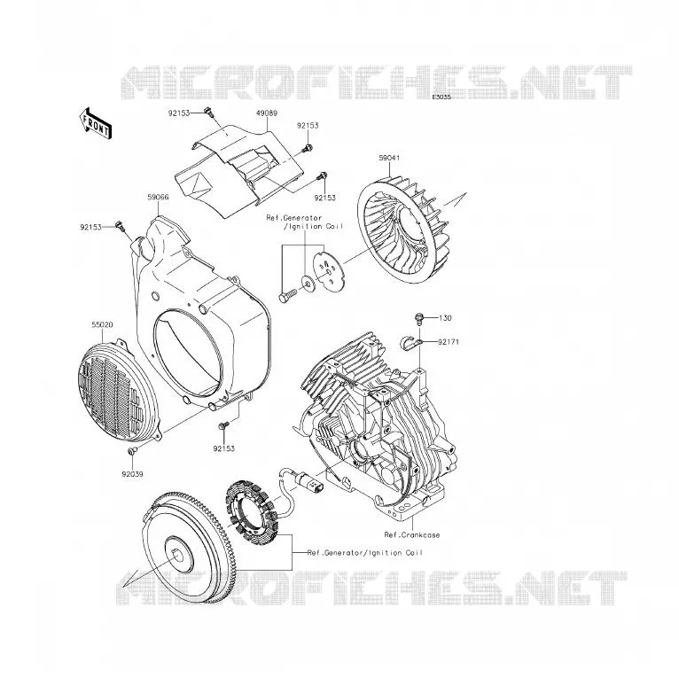 REFROIDISSEMENT Kawasaki SSV 400 2011 MULE 610 4X4 XC  KAF400EBF