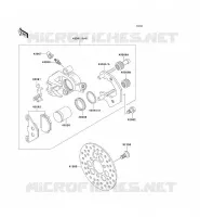FREIN AVANT pour Kawasaki KFX300 2001