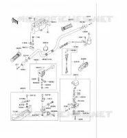 GUIDON pour Kawasaki KFX300 2001