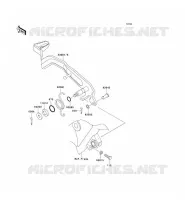 PEDALE DE FREIN pour Kawasaki KFX300 2001