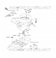 LABEL pour Kawasaki KFX300 2003