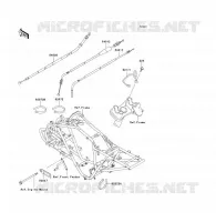 CABLES pour Kawasaki KFX300 2004