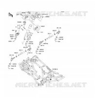 CH&Acirc;SSIS pour Kawasaki KFX300 2004