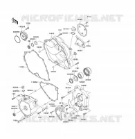 COUVERCLES MOTEUR pour Kawasaki KFX300 2004