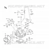 CULASSE pour Kawasaki KFX300 2004