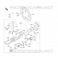 FREIN ARRIERE pour Kawasaki KFX300 2004