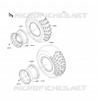 PNEUS pour Kawasaki KFX300 2004