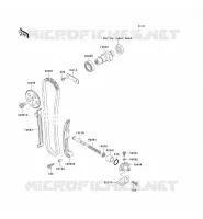 ARBRE A CAME/TENDEUR pour Kawasaki KLF220 2000