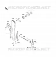 ARBRE A CAME/TENDEUR pour Kawasaki KLF220 1996