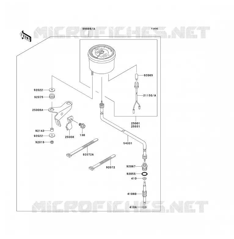 PIECE EN OPTION Kawasaki QUAD 250 2004 KLF250  KLF250-A2