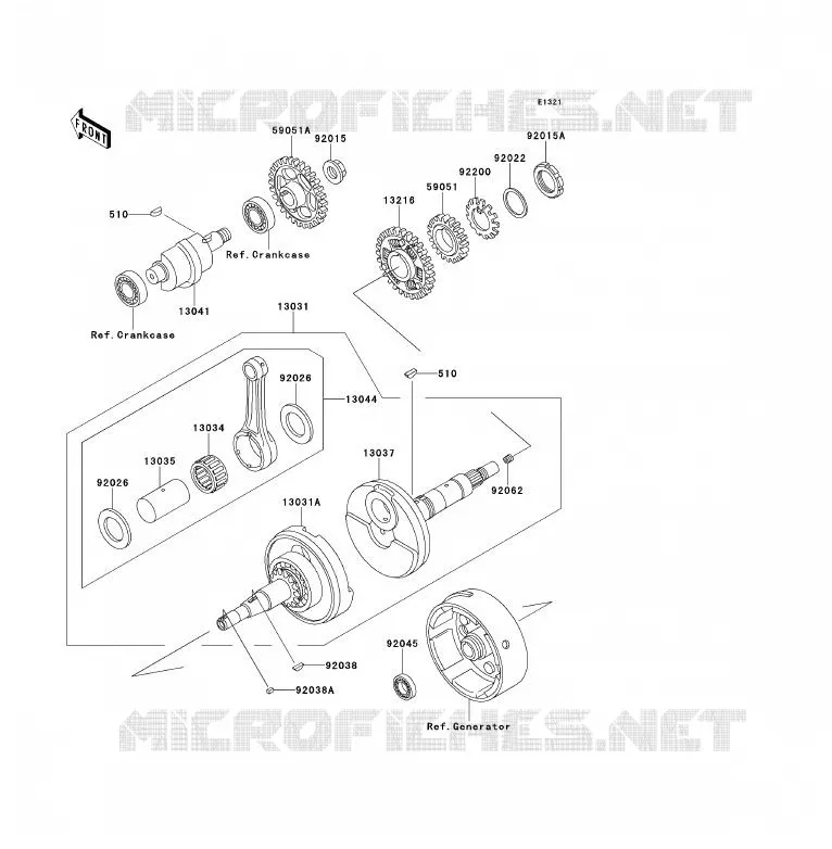 VILEBREQUIN Kawasaki QUAD 300 2000 KLF300  KLF300-B13
