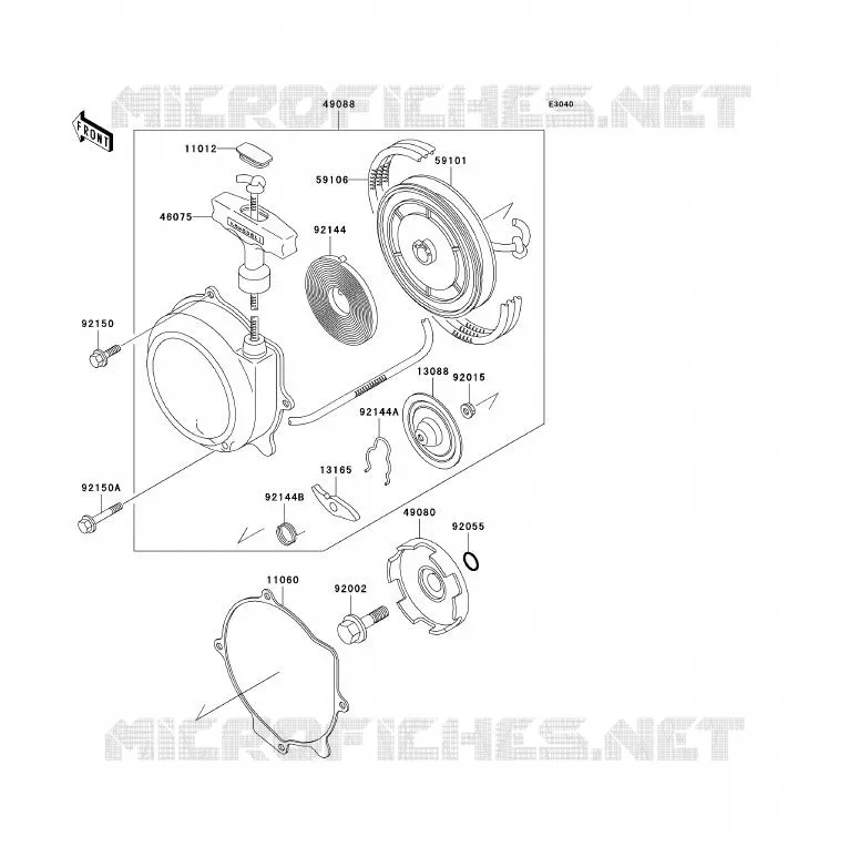 LANCEUR Kawasaki QUAD 300 2003 KLF300  KLF300-B16