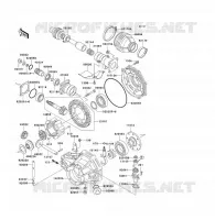 ARBRE DE TRANSMISSION/TRANS.FINALE pour Kawasaki KLF300 2005