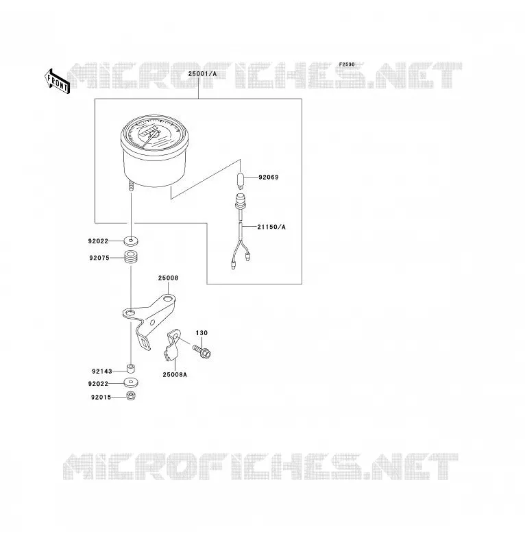 COMPTEURS Kawasaki QUAD 300 2005 KLF300  KLF300-B18