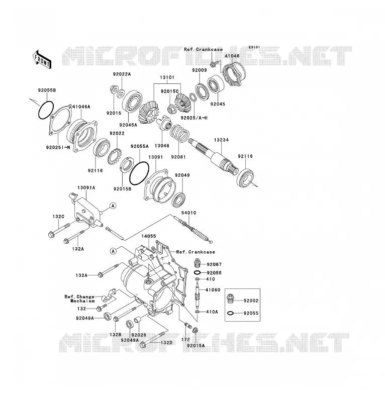 PIGNON CONIQUE AVANT Kawasaki QUAD 300 1990 KLF300  KLF300-B3