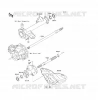 AXE ARRI&Egrave;RE pour Kawasaki KLF300 1992