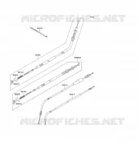 CABLES pour Kawasaki KLF300 1992