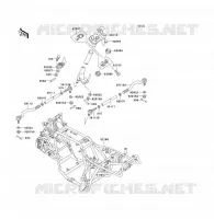 CH&Acirc;SSIS pour Kawasaki KLF300 1992