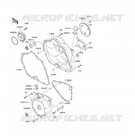 COUVERCLES MOTEUR pour Kawasaki KLF300 1992