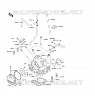 CULASSE pour Kawasaki KLF300 1992