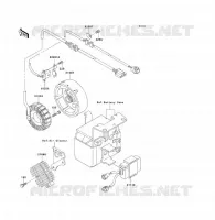 G&Eacute;N&Eacute;RATEUR pour Kawasaki KLF300 1992