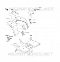 LABEL pour Kawasaki KLF300 1992