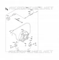 PIECE EN OPTION(VENTILATEUR) pour Kawasaki KLF300 1992
