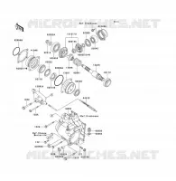 PIGNON CONIQUE AVANT pour Kawasaki KLF300 1992