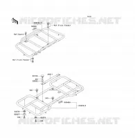 PORTE BAGAGE (S) pour Kawasaki KLF300 1992