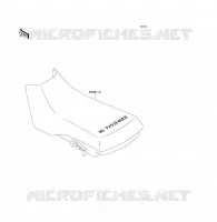SELLE pour Kawasaki KLF300 1992