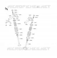 SOUPAPE pour Kawasaki KLF300 1992