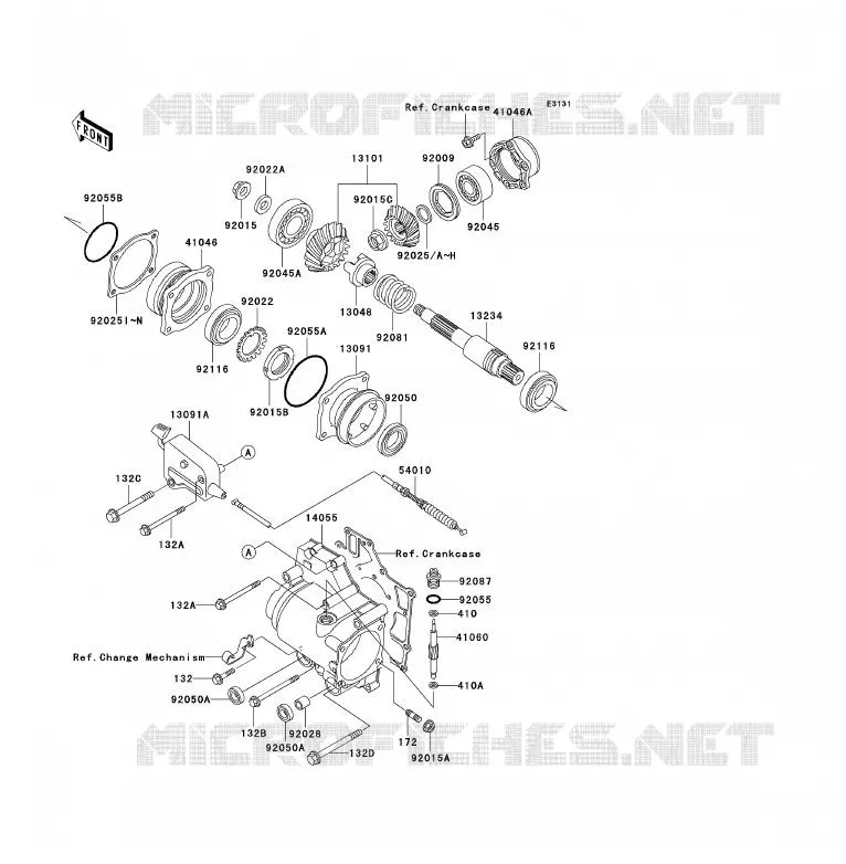 PIGNON CONIQUE AVANT Kawasaki QUAD 300 2006 KLF300  KLF300B6F