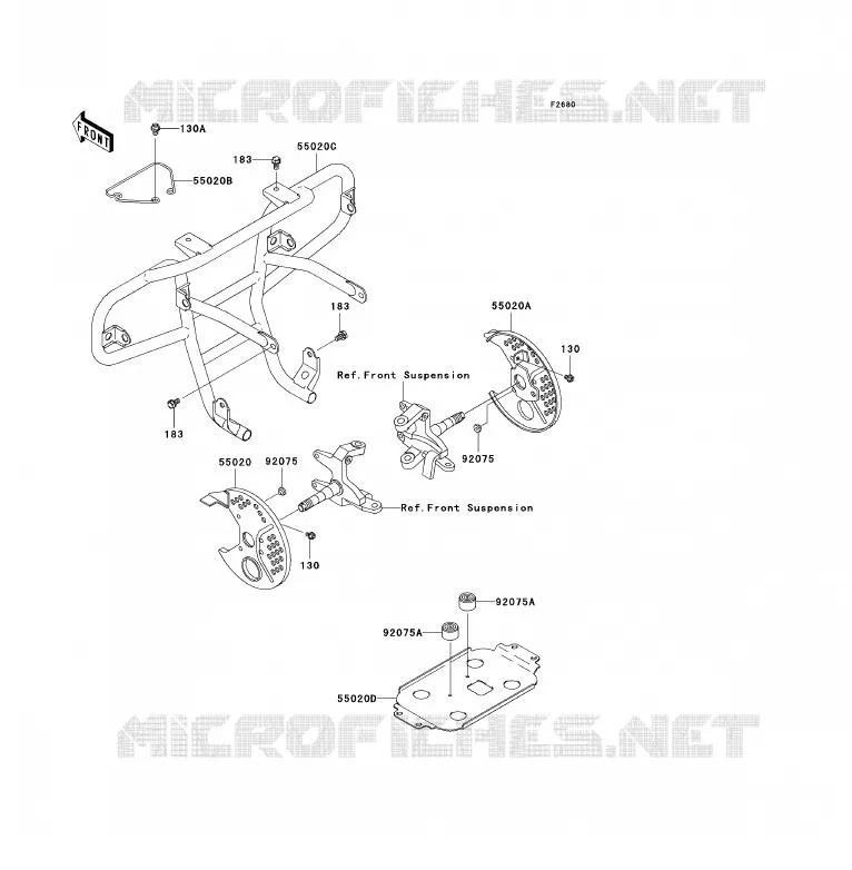 PROTECTION(S) Kawasaki QUAD 300 2006 KLF300  KLF300B6F