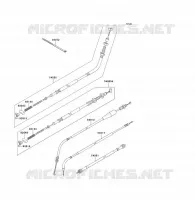 CABLES pour Kawasaki KLF300 1994
