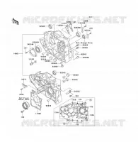 CARTER MOTEUR(S) pour Kawasaki KLF300 1994
