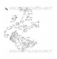 CH&Acirc;SSIS pour Kawasaki KLF300 1994