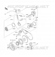 D&Eacute;MARREUR pour Kawasaki KLF300 1994