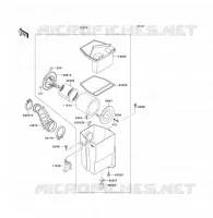 FILTRE A AIR pour Kawasaki KLF300 1994
