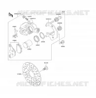 FREIN AVANT pour Kawasaki KLF300 1994