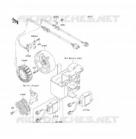 G&Eacute;N&Eacute;RATEUR pour Kawasaki KLF300 1994