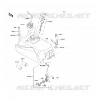 RESERVOIR CARBURANT pour Kawasaki KLF300 1994