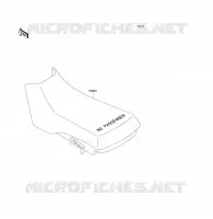 SELLE pour Kawasaki KLF300 1994