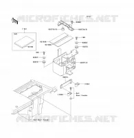 SUPPORT BATTERIE pour Kawasaki KLF300 1994