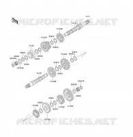 TRANSMISSION pour Kawasaki KLF300 1994