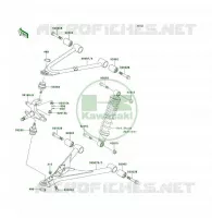 AMORTISSEUR AVANT pour Kawasaki KLF300 1996