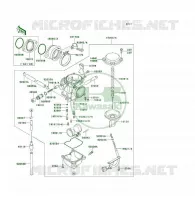 CARBURATEUR pour Kawasaki KLF300 1996