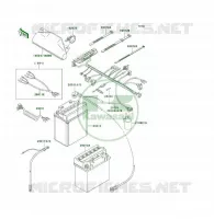 CHASSIS EQUIPMENT ELECTRIQUE pour Kawasaki KLF300 1996