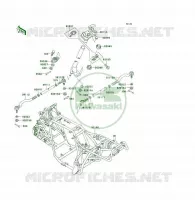 CH&Acirc;SSIS pour Kawasaki KLF300 1996
